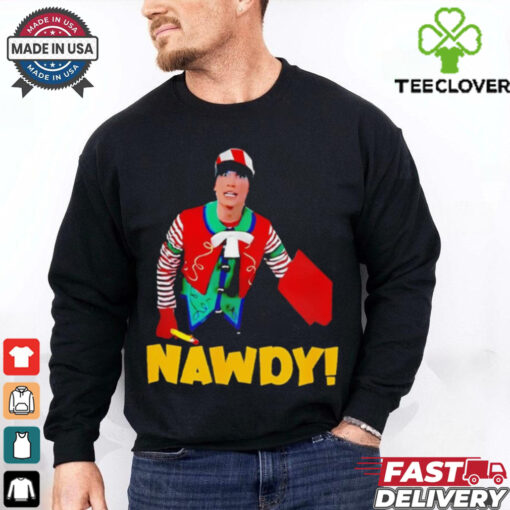 Tally The Elf Nawdy Innocent Christmas Holiday shirt