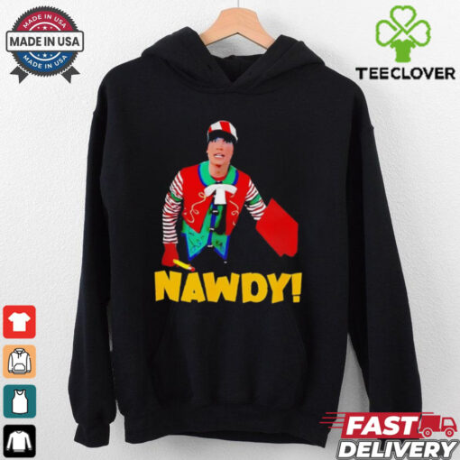 Tally The Elf Nawdy Innocent Christmas Holiday shirt
