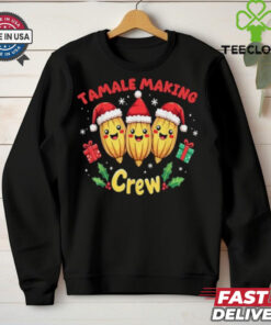 Tamale Making Crew Tamale Season Funny Mexican Christmas t shirt
