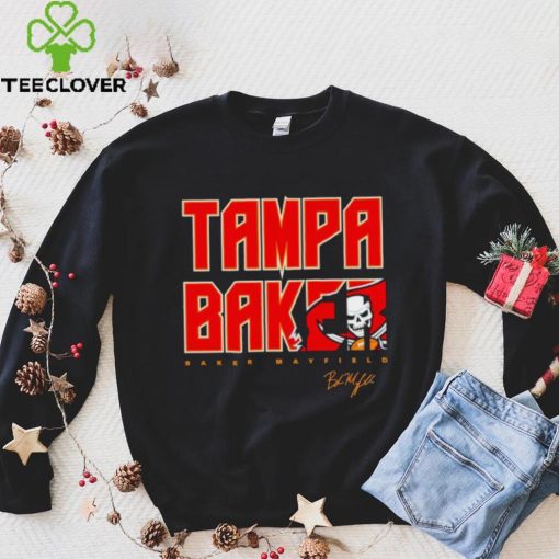 Tampa Baker Baker Mayfield Tampa Bay Buccaneers signature hoodie, sweater, longsleeve, shirt v-neck, t-shirt