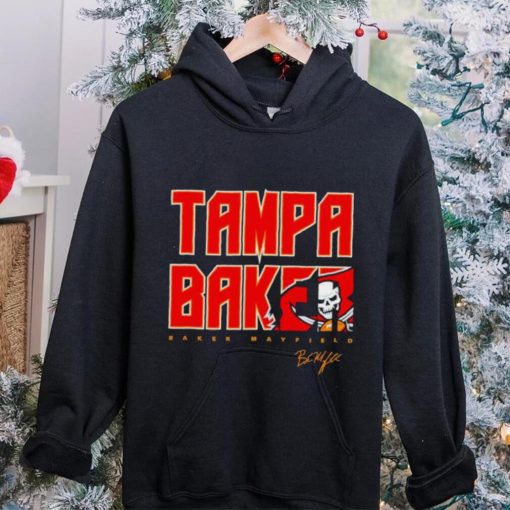 Tampa Baker Baker Mayfield Tampa Bay Buccaneers signature hoodie, sweater, longsleeve, shirt v-neck, t-shirt