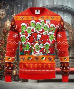 Tampa Bay Buccaneers 12 Grinch Xmas Day Ugly Christmas Sweater For Sport Fans Christmas Gift