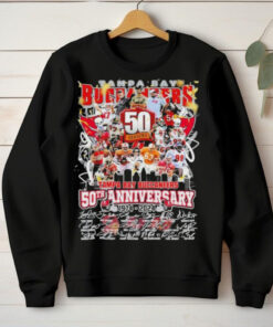 Tampa Bay Buccaneers 50th Anniversary 1974 2024 Signature Shirt
