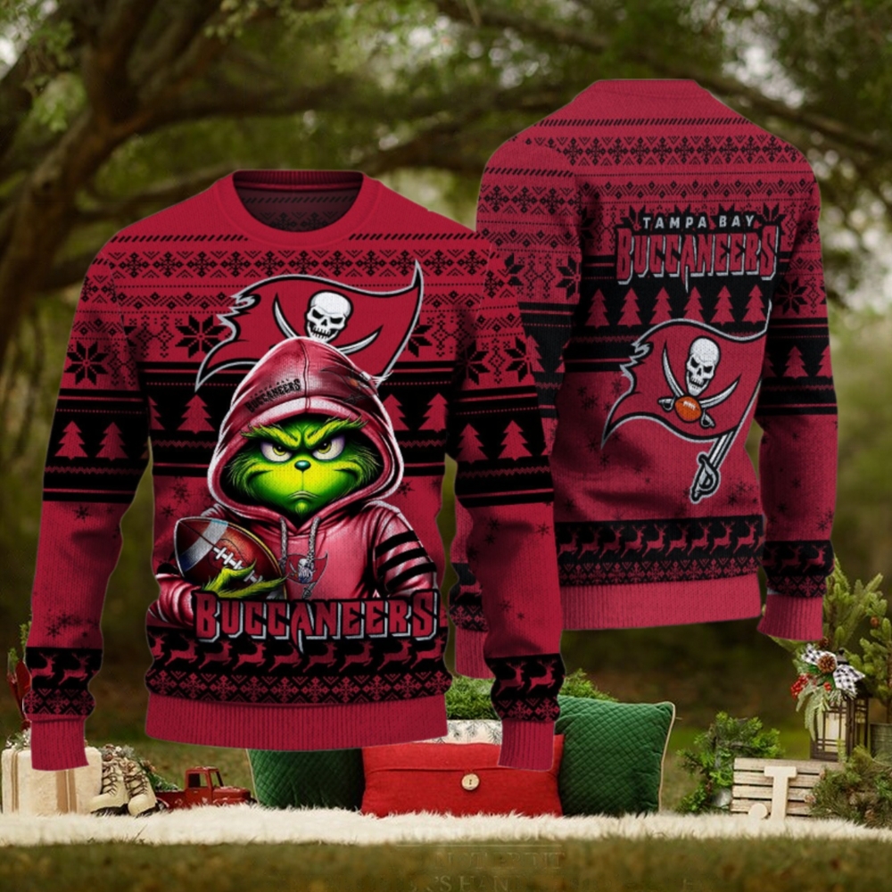 Tampa Bay Buccaneers Christmas Grinch Knitted Sweater Tampa Bay Buccaneers Christmas Grinch Knitted Sweater