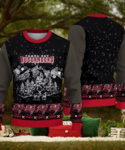 Tampa Bay Buccaneers Christmas Mountain Knitted Sweater Gift For Men And Women