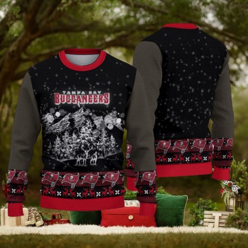 Tampa Bay Buccaneers Christmas Mountain Knitted Sweater Gift For Men And Women