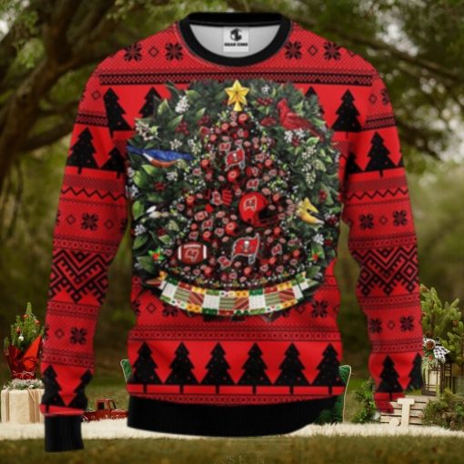 Tampa Bay Buccaneers Christmas Tree 3D Printed Christmas Sweathoodie, sweater, longsleeve, shirt v-neck, t-shirt