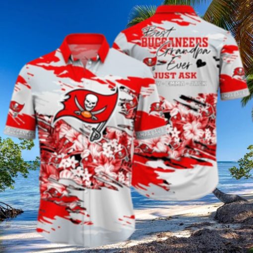 Tampa Bay Buccaneers Custom Hawaiian Shirt   Short  T Shirt Hawaiian Pattern Print Style