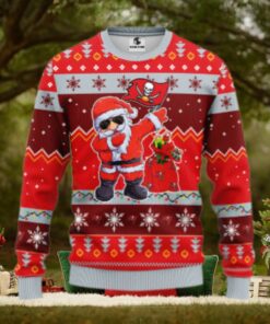 Tampa Bay Buccaneers Dabbing Santa Claus Ugly Christmas Sweater