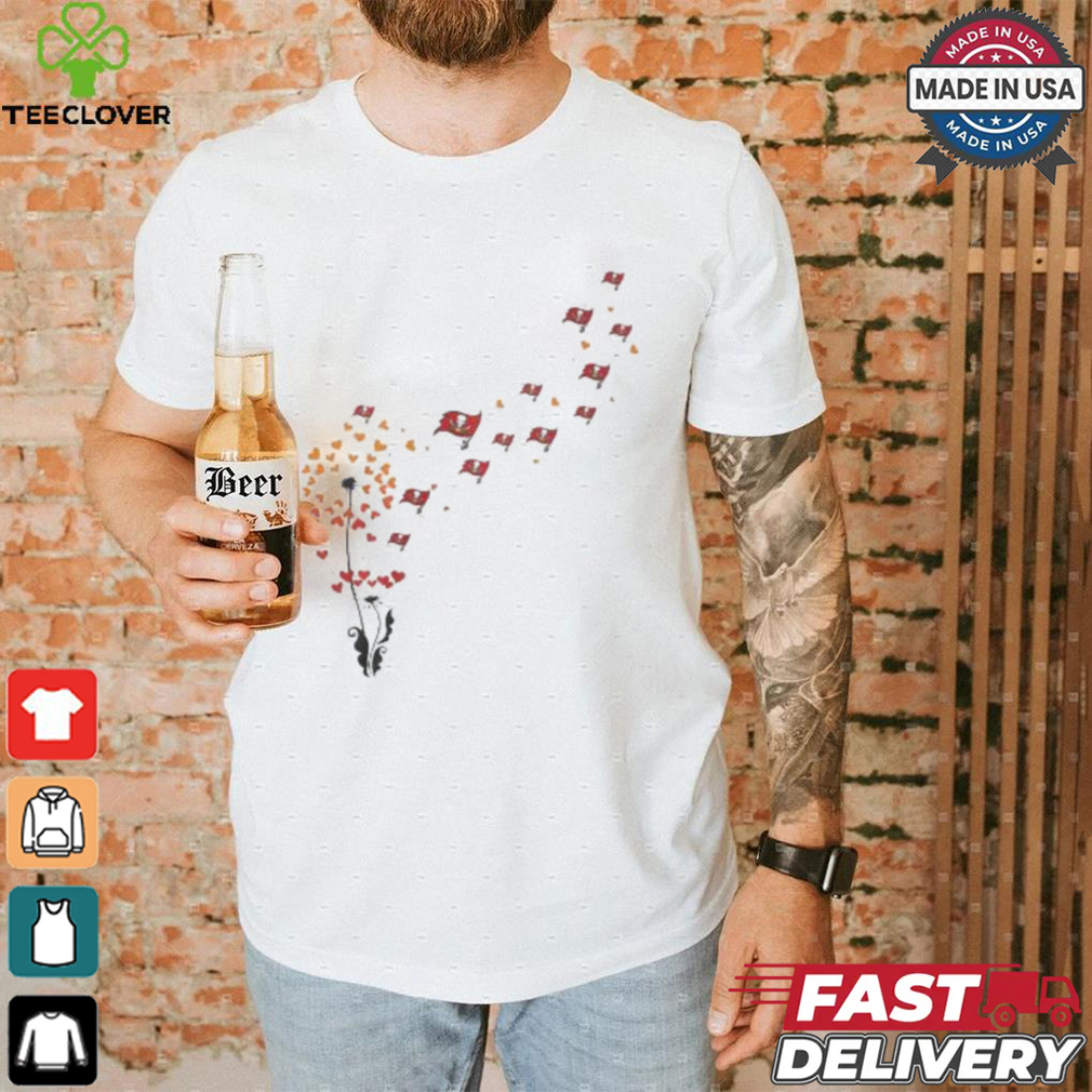 Tampa Bay Buccaneers Floral Dandelion Shirt Tampa Bay Buccaneers Floral Dandelion Shirt