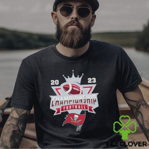 Tampa Bay Buccaneers Football NFL 2023 Championship Crown Logo Shirt