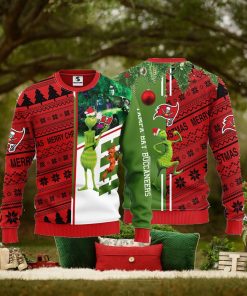 Tampa Bay Buccaneers Grinch & Scooby Doo Christmas Ugly Sweater 1