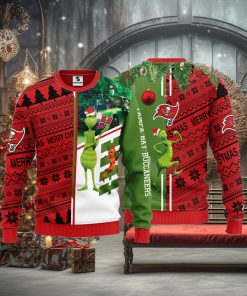 Tampa Bay Buccaneers Grinch & Scooby Doo Christmas Ugly Sweater 1