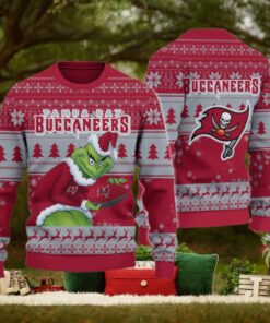 Tampa Bay Buccaneers Grinch Ugly Christmas Sweater