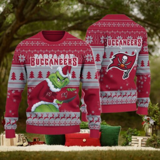 Tampa Bay Buccaneers Grinch Ugly Christmas Sweater