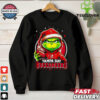 Tennessee Titans Grinch wearing Santa hat Christmas 2024 shirt