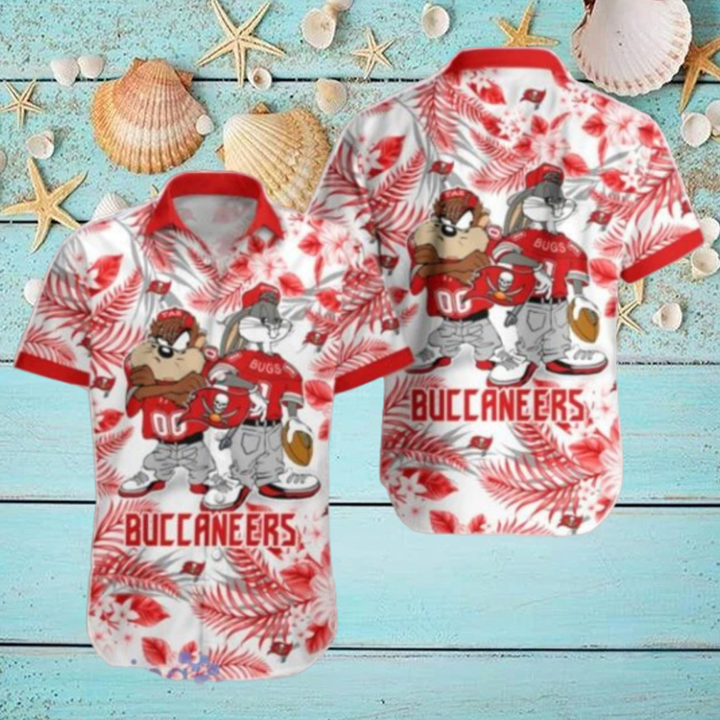 Tampa Bay Buccaneers Hawaiian Shirt Taz and Bugs For NFL Team Tampa Bay Buccaneers Hawaiian Shirt Taz and Bugs For NFL Team