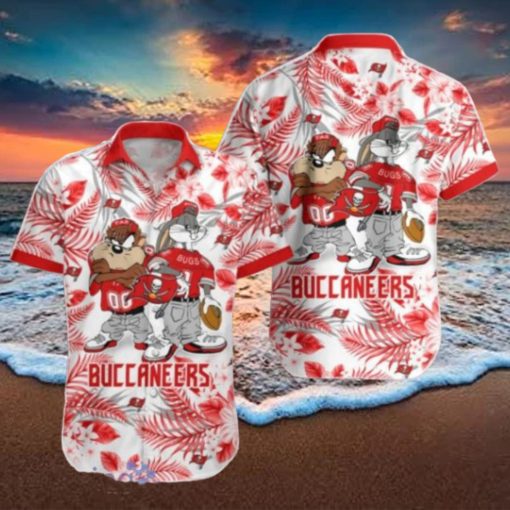 Tampa Bay Buccaneers Hawaiian Shirt Taz and Bugs For NFL Team