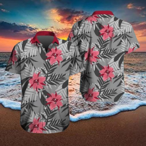 Tampa Bay Buccaneers Hawaiian Tracksuit Floral Outfits Button Shirt Beach Shorts