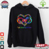 Kansas City Chiefs never give up fight cancer in all colors shirt