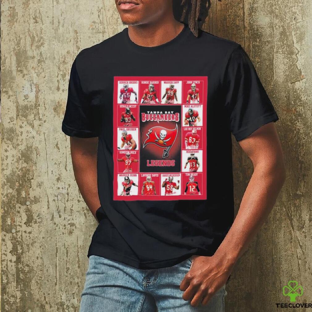 Tampa Bay Buccaneers Legends Unisex T Shirt Tampa Bay Buccaneers Legends Unisex T Shirt