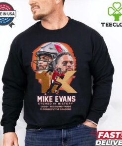 Tampa Bay Buccaneers Mike Evans Etched In History 2025 Shirt