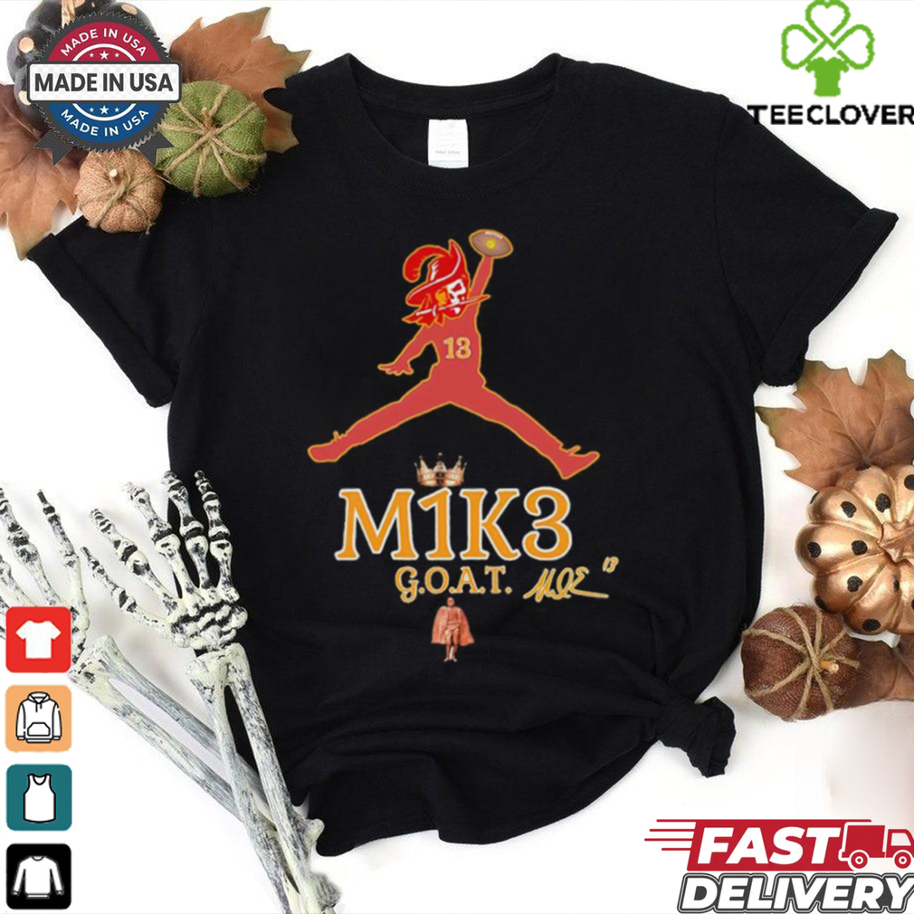 Tampa Bay Buccaneers Mike Evans M1k3 Goat signature logo parody Best Selling shirt Tampa Bay Buccaneers Mike Evans M1k3 Goat signature logo parody Best Selling shirt