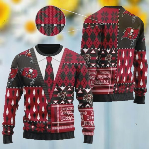 Tampa Bay Buccaneers NFL American Football Team Cardigan Style 3D Men And Women Ugly Sweater Shirt For Sport Lovers On Christmas Days