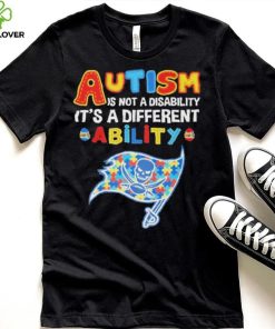 Tampa Bay Buccaneers NFL Autism Is Not A Disability 2024 Shirt