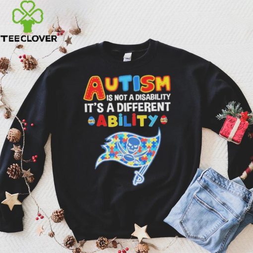 Tampa Bay Buccaneers NFL Autism Is Not A Disability 2024 Shirt