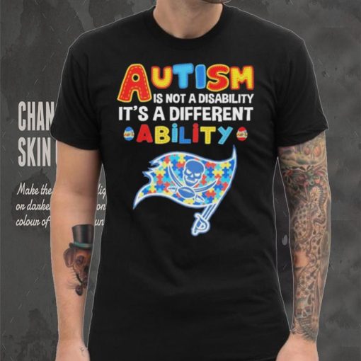 Tampa Bay Buccaneers NFL Autism Is Not A Disability 2024 Shirt