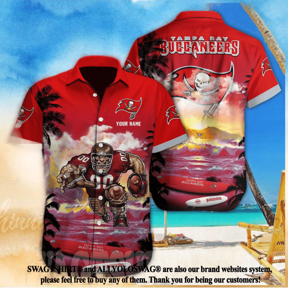 Tampa Bay Buccaneers NFL Custom Classic All Over Printed Hawaiian Shirt Tampa Bay Buccaneers NFL Custom Classic All Over Printed Hawaiian Shirt