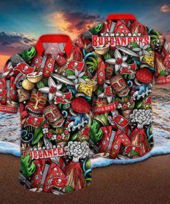 Tampa Bay Buccaneers NFL Flower Hawaii Shirt And Thoodie, sweater, longsleeve, shirt v-neck, t-shirt For Fans