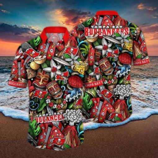 Tampa Bay Buccaneers NFL Flower Hawaii Shirt And Thoodie, sweater, longsleeve, shirt v-neck, t-shirt For Fans