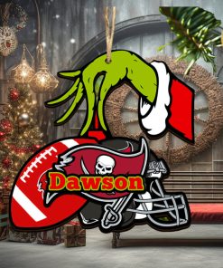 Tampa Bay Buccaneers NFL Grinch Personalized Ornament SP121023126ID03