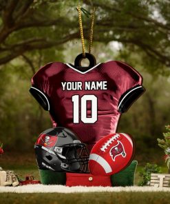 Tampa Bay Buccaneers NFL Sport Ornament Custom Name And Number