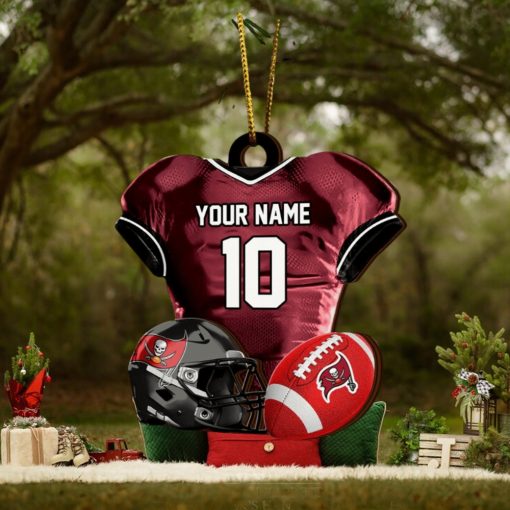 Tampa Bay Buccaneers NFL Sport Ornament Custom Name And Number