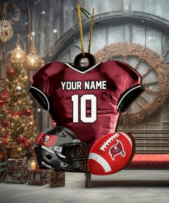 Tampa Bay Buccaneers NFL Sport Ornament Custom Name And Number