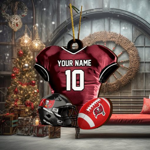 Tampa Bay Buccaneers NFL Sport Ornament Custom Name And Number