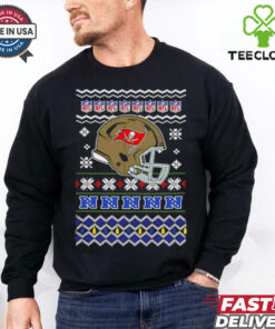 Tampa Bay Buccaneers NFL football Christmas helmet shirt