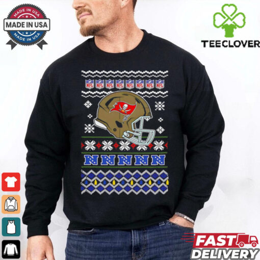 Tampa Bay Buccaneers NFL football Christmas helmet shirt