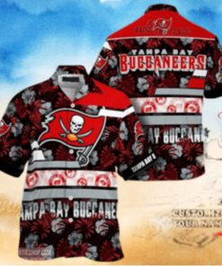 Tampa Bay Buccaneers Nfl Hawaiian Shirt Short T Shirt Hawaiian Pattern Print