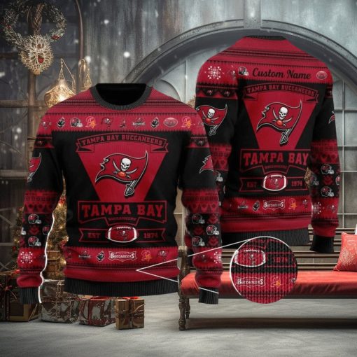 Tampa Bay Buccaneers Personalized Ugly Christmas Sweate