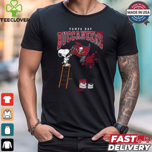 Tampa Bay Buccaneers Snoopy Painting Shirt