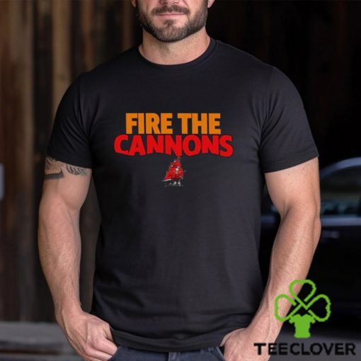 Tampa Bay Buccaneers Team Fire The Cannons American Football Logo 2023 Shirt