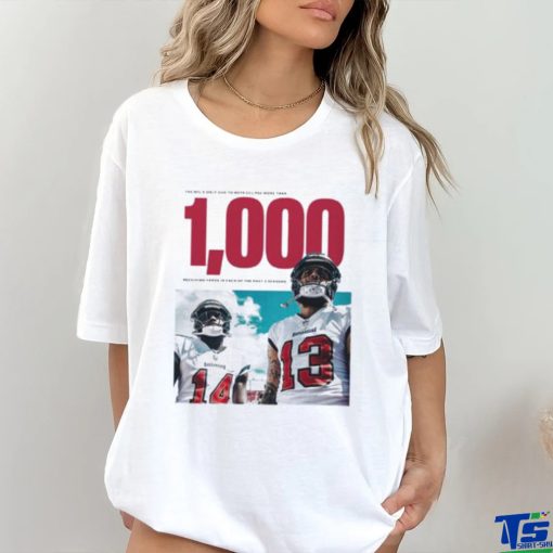 Tampa Bay Buccaneers The NFL’s Only Duo To Both Eclipse More Than 1000 Receiving Yards In Each Of The Past 3 Seasons Classic T Shirt