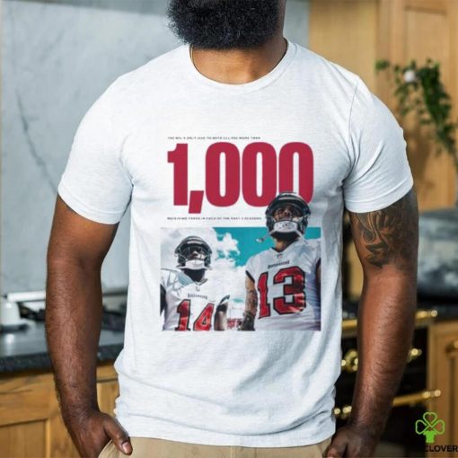 Tampa Bay Buccaneers The NFL’s Only Duo To Both Eclipse More Than 1000 Receiving Yards In Each Of The Past 3 Seasons Classic T Shirt