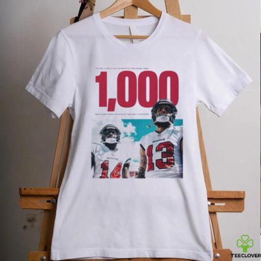 Tampa Bay Buccaneers The NFL’s Only Duo To Both Eclipse More Than 1000 Receiving Yards In Each Of The Past 3 Seasons Classic T Shirt