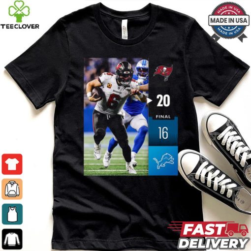 Tampa Bay Buccaneers Win 20 16 Detroit Lions 2024 NFL Week 2 Final Score Shirt