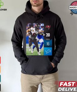 Tampa Bay Buccaneers Win 20 16 Detroit Lions 2024 NFL Week 2 Final Score Shirt